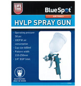 Bluespot HVLP Gravity Feed Air Paint Spray Gun 600ml Cup With 1.5mm Nozzle